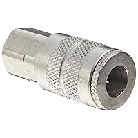 Dixon DC20S Stainless Steel 303 Air Chief Industrial Interchange Quick-Connect Hose Fitting, 1/4