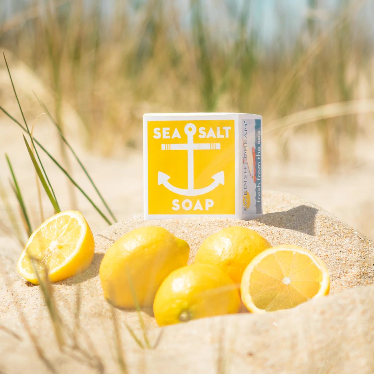 Kalastyle Swedish Dream Sea Salt Summer Lemon Soap | LIMITED EDITION | Vegan, Cruelty Free, Made in USA | 4ounces