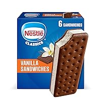Nestle, Vanilla Ice Cream Sandwiches, 6 Count (Frozen)