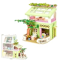 Dream House Building Toy Friends Sets for Girls 8-12, Holiday Apartment Building Block for Ages 12+ (Not Compatible with Lego) Owtdoor Balcony Room 625pcs