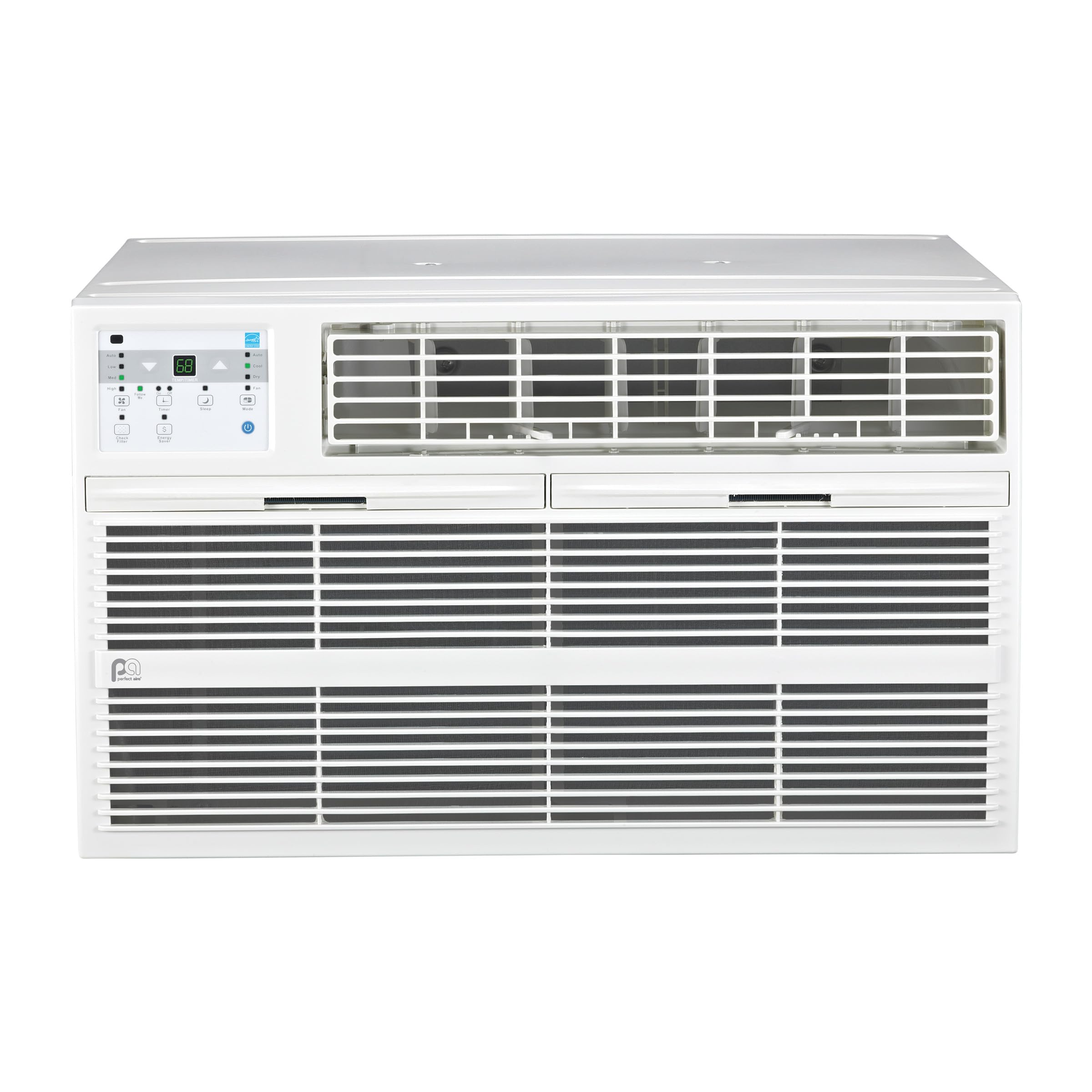 PerfectAire 4PATW12000 12,000 BTU Thru-The-Wall Air Conditioner with Remote Control, EER 10.5, 450-550 Sq. Ft. Coverage