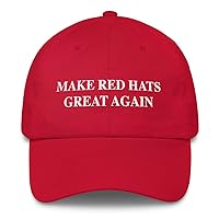 Make Red Hats Great Again Cap Parody Red Baseball Hat