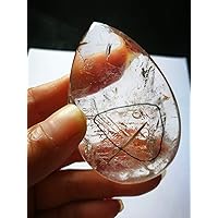 PEKMAR Real Tibet Himalayan High Altitude Crystal Quartz 2.71 Inch with 1 Easily Visible Moving Bubble Enhydro