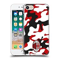 Officially Licensed AC Milan Camouflage Crest Patterns Hard Back Case Compatible with Apple iPhone 7/8 / SE 2020 & 2022