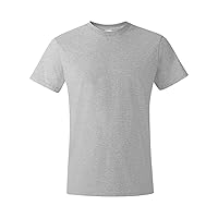 Hanes 4.5 Oz, 100% Ringspun Cotton Nano-T T-Shirt (4980)- Light Steel,3XL