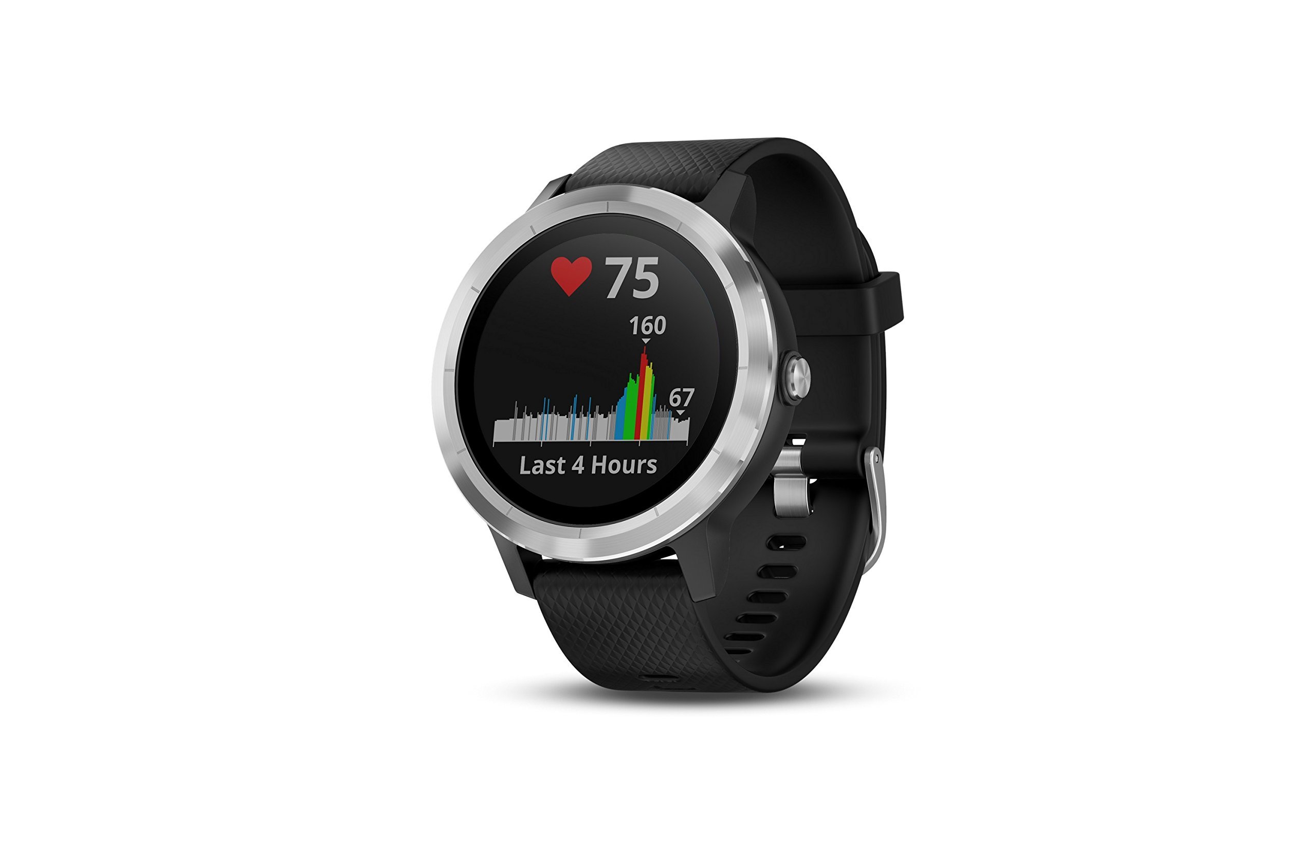 Garmin Vivoactive 3 GPS Smartwatch with Built-in Sports Apps - Black/Silver (Renewed)