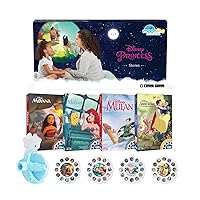 Storytime Mini Projector with 4 Disney Princess Stories, A Magical Way to Read Together, Digital Storybooks, Fun Sound Effects, Learning Gifts for Kids Ages 1 and Up