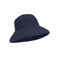 Women's Sun Hat for Protection from Bugs and Insects, 100% Cotton Canvas with Adjustable Strap, One Size