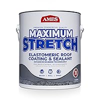RESEARCH LABORATORIES MSS1 Maximum Stretch Roof Coating, 1 Gallon, White