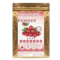Plant Gift 100% Pure Natural Cranberry Powder 蔓越莓粉, for Women & Men, 100% Whole Berry; Juice Powder 100G