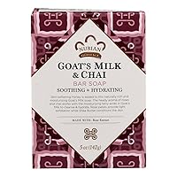 Nubian Heritage Soap Bar, Goats Milk and Chai, 5 Ounce