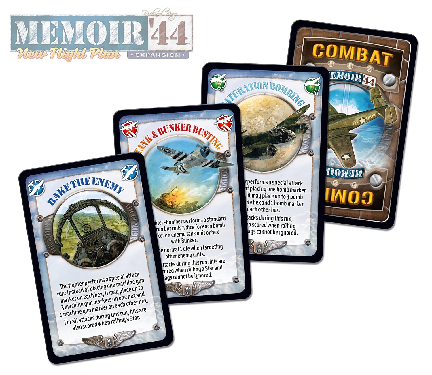 Memoir '44 New Flight Plan Board Game Expansion | Historical Miniatures Battle Game | Strategy Game for Adults & Kids | Ages 8+ | 2 Players | Avg. Playtime 30-60 Mins | Made by Days of Wonder