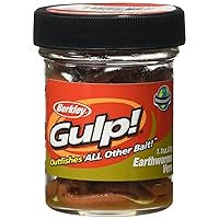 Gulp! Earthworm , Brown, 4-Inch
