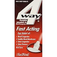 4 Way Fast Acting Nasal Spray - 1 oz, Pack of 5