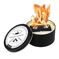 Portable Campfire | Portable Fire Pit | Smores Maker | Lightweight and Portable | 3-5 Hours of Burn Time | Convenient-No Wood-No Embers-No Hassle | Great Gifts for Picnics, Camping and More.