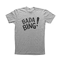 Baffle BADA Bing! Sopranos Inspired Graphic Mens Novelty T-Shirt/tv tee