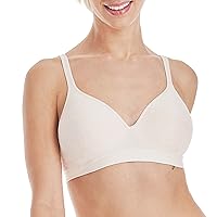 Hanes Ultimate Women's Perfect Coverage Wireless Stretch Convertible T-Shirt Bra with ComfortFlex Fit
