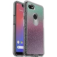OtterBox Symmetry Clear Series Case for Google Pixel 3 XL - Retail Packaging - Gradient Energy (Silver Flake/Clear/Gradient Energy)