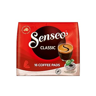 Senseo Classic Medium Roast Coffee Pods, Single Serve Pods Bulk Pack For  Senseo Coffee Machine, Compostable Pods For Hot Or Iced Coffee, Cold Brew  Coffee, 16 Count, Pack Of 10 