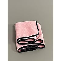 Netcken Textile Hair Drying Towels, Microfiber Hair Turban Wrap Drying Towel, 12 x 28 in (Pink)