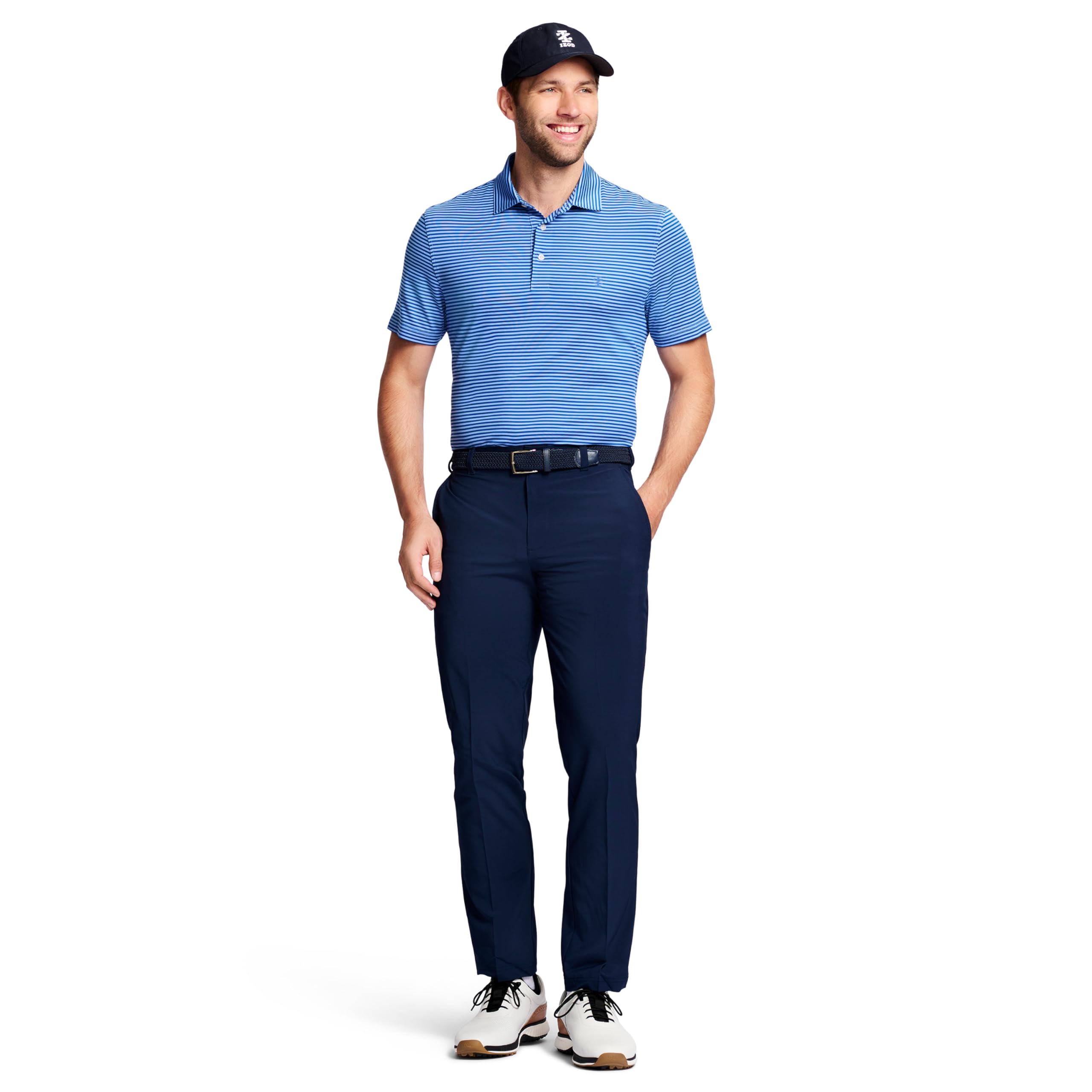 IZOD Men's Golf Swingflex Straight-fit Flat-Front Pants