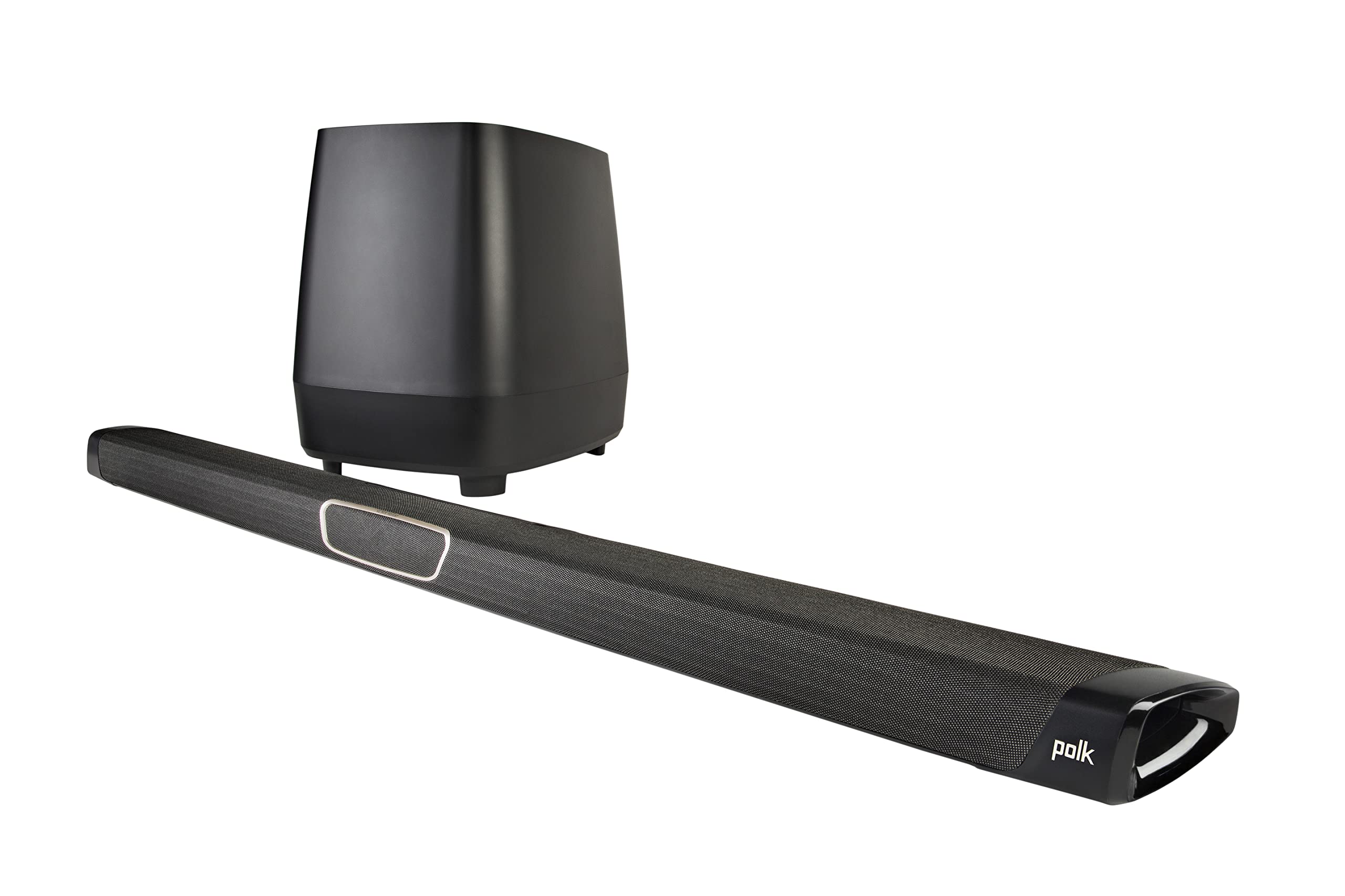 Polk Audio MagniFi Max Home Theater Sound Bar with 5.1 Dolby Digital Experience | Works with 4K & HD TVs | HDMI & Optical Cables, Wireless Subwoofer Included, Black