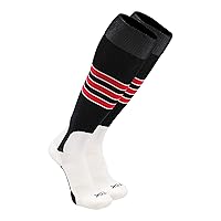 TCK Baseball Stirrup Socks with Stripes