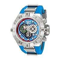 Invicta Men's 10975 Subaqua Noma IV Chronograph Blue Cut-Out Dial Blue and Grey Polyurethane Watch
