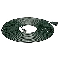 Amazon Basics 50-Foot 3-Prong Vinyl Indoor/Outdoor Extension Cord - 13 Amps, 1625 Watts, 125 VAC, Green