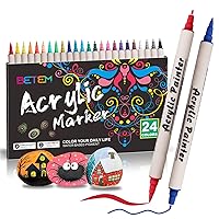  Slobproof Refillable Paint Brush Pens 2 In 1 Pack