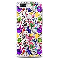 TPU Case Compatible for OnePlus 10T 9 Pro 8T 7T 6T N10 200 5G 5T 7 Pro Nord 2 Hippie Cute Crazy Soft Flexible Alien Design Trippy Silicone Teen Lightweight Clear Slim fit Print Cool