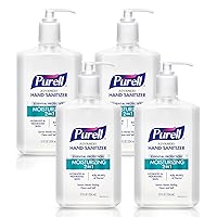 Purell 2in1 Moisturizing Advanced Hand Sanitizer Gel, 12 oz Pump Bottle (Pack of 4) - 3698-06-EC