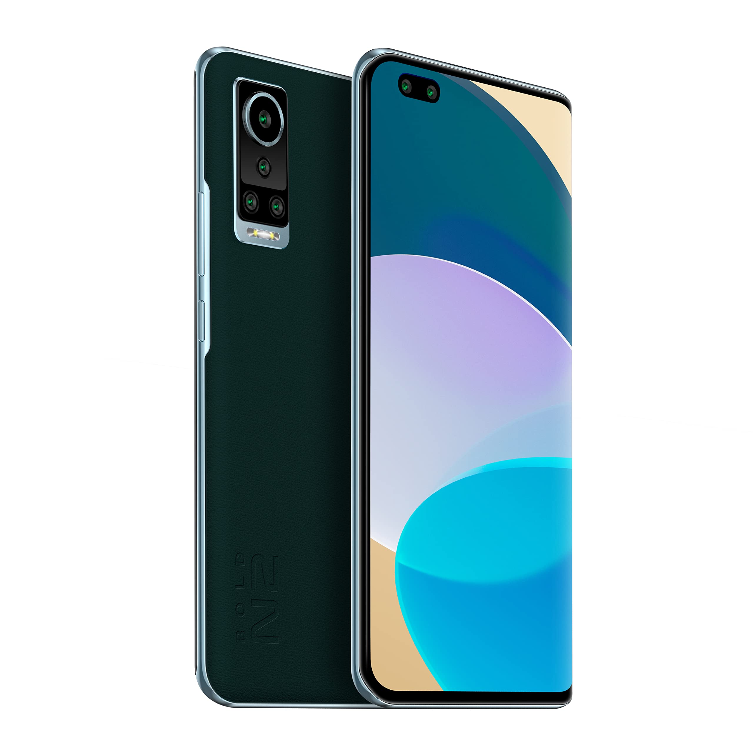 Bold N2 | 5G |2022| All Day Battery | Unlocked| 6.6” Full HD+ AMOLED Display| 256/8GB | Quad 64MP Main Camera| Dual 16MP Selfie| Cyprus Teal