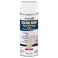 Ceiling Acrylic Paint & Primer in One, 13 oz, Flat White