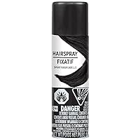 Stunning Black Hair Spray Color - 3 oz. (1 Count) - Instantly Transforms Your Look, Ideal for Parties & Cosplay