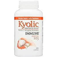 Kyolic, Garlic with Calcium and Vitamins, 200 Capsules