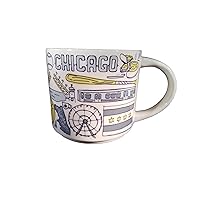 Chicago Been There Series Ceramic Coffee Mug, 14 oz