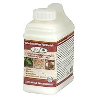Waterbased Dead Flat Varnish SAM-801 – Protects Decorative Surfaces (946 ml – 32 oz)
