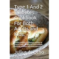 Type 1 And 2 Diabetes Cookbook For Both Adults and Kids.: Varieties Of Foods For Diabetes and How To Prepare Them. The best low-carb cookbook, featuring more than 100 wholesome recipes. Type 1 And 2 Diabetes Cookbook For Both Adults and Kids.: Varieties Of Foods For Diabetes and How To Prepare Them. The best low-carb cookbook, featuring more than 100 wholesome recipes. Paperback Kindle Hardcover
