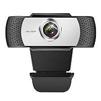 Full HD Webcam 1080P with Microphone,120 Degrees Wide Angle Business Webcams Streaming USB Web Camera - W302 Computer Camera for Video Calling, Recording, Conferencing, Teaching, OBS, PC Laptop