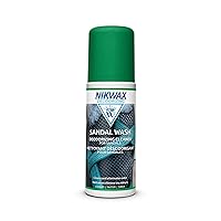 Nikwax Sandal Wash for Cleaning and Deodorizing Sandals, Climbing Shoes, and Sockless Footwear