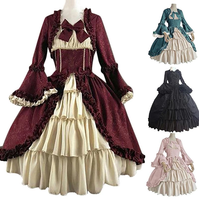 Halloween Witch Costume Ball Gown, Medieval Dresses and Gowns for Weddings,  Handfasting Ceremonies and other Special Occasions