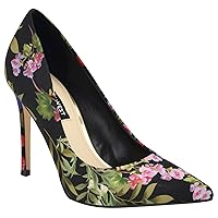 Nine West Women's Fresh Pump, Black Floral 400, 9