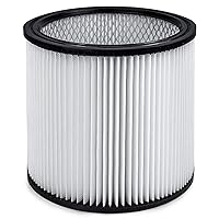 Replacement Filter For Shop Vac Filters 90304 Wet Dry Vac Filter - Perfect for Wet/Dry compatible with Shop Vac Vacuums - Long Lasting - High Absorption (Paper)
