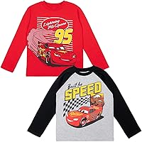 Toy Story Cars Lion King Mickey Mouse 2 Pack Long Sleeve T-Shirts Infant to Big Kid Sizes (12 Months - 18-20)