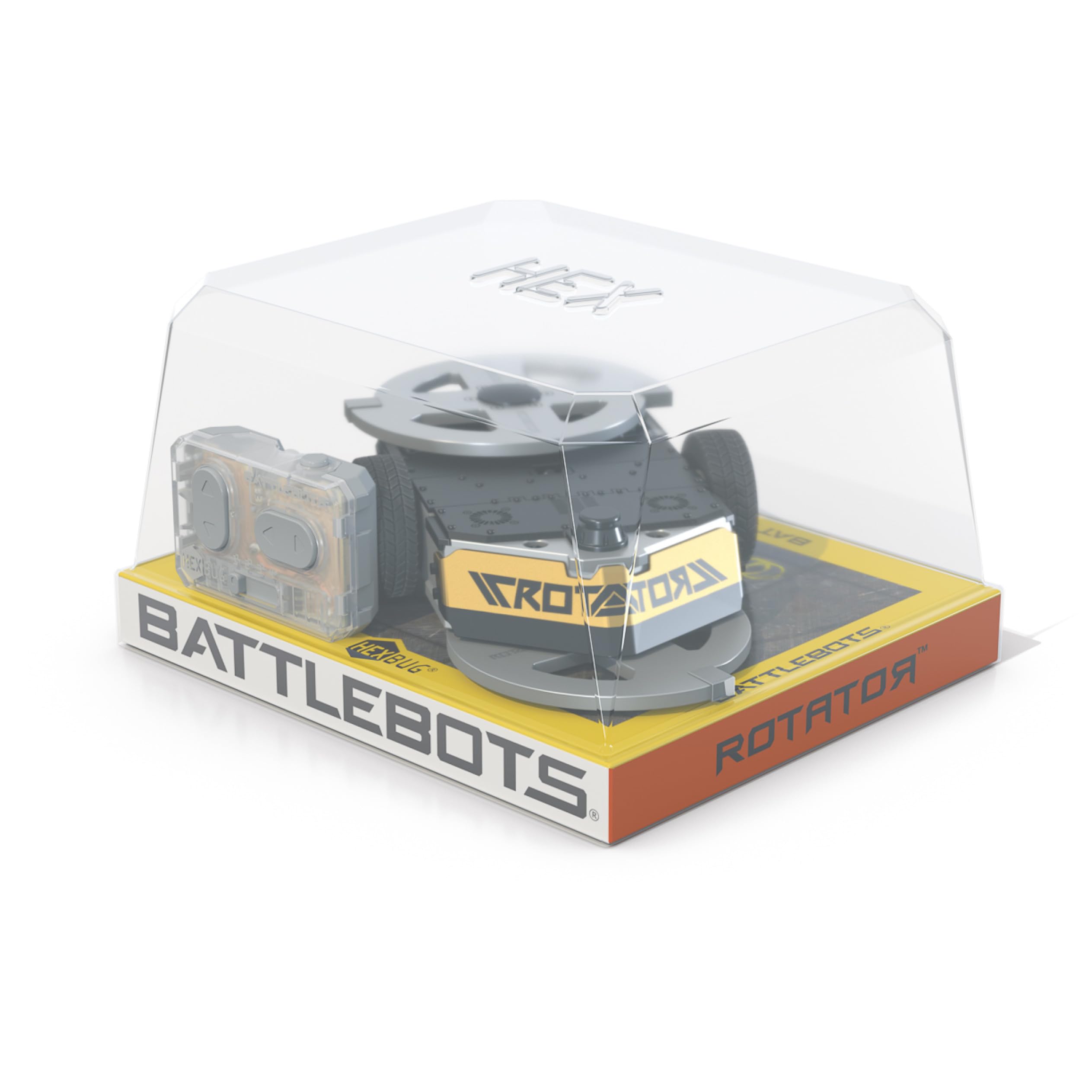 HEXBUG BattleBots Rotator, Remote Control Robot Toys for Kids, STEM Toys for Boys and Girls Ages 8 & Up, Batteries Included