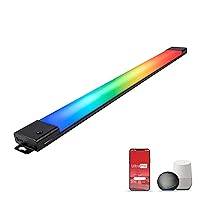 UltraPro Smart Wi-Fi 24 inch Plug-in Under Cabinet Lights, Color Changing, Compatible with Alexa, Works with Google Assistant, Under Cabinet Lighting, Under Counter Lights for Kitchen 57072