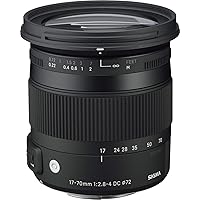 Sigma 17-70mm f/2.8-4 DC Macro OS (Optical Stabilizer) HSM Lens for Canon EOS Cameras
