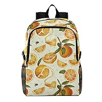 ALAZA Orange Slice Lightweight Backpack for Daily Shopping Travel