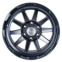 Michael Pro RIM 17x8.5 Black Wheel with Polished (17 x 8.5 inches /6 x 139 mm, 0 inches Offset)